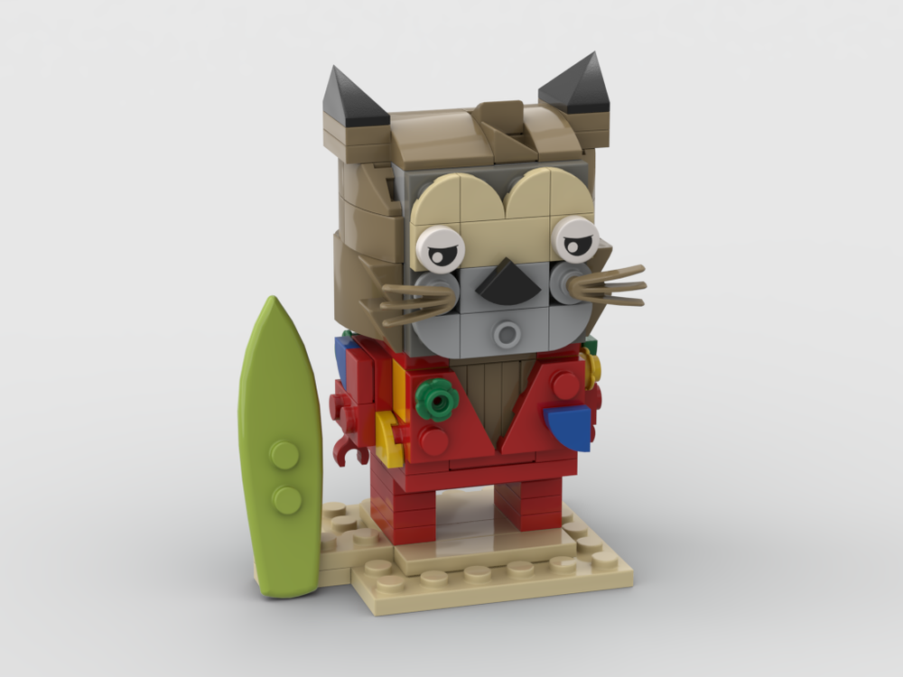 Lego SurfingCat