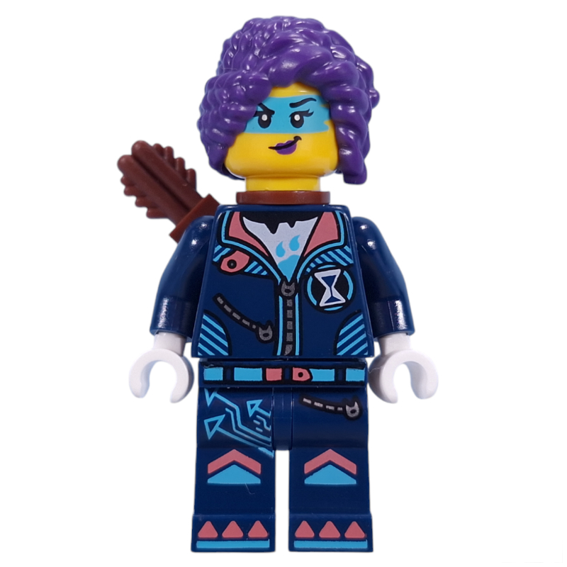Lego Zoey, Dark Blue Suit, Quiver