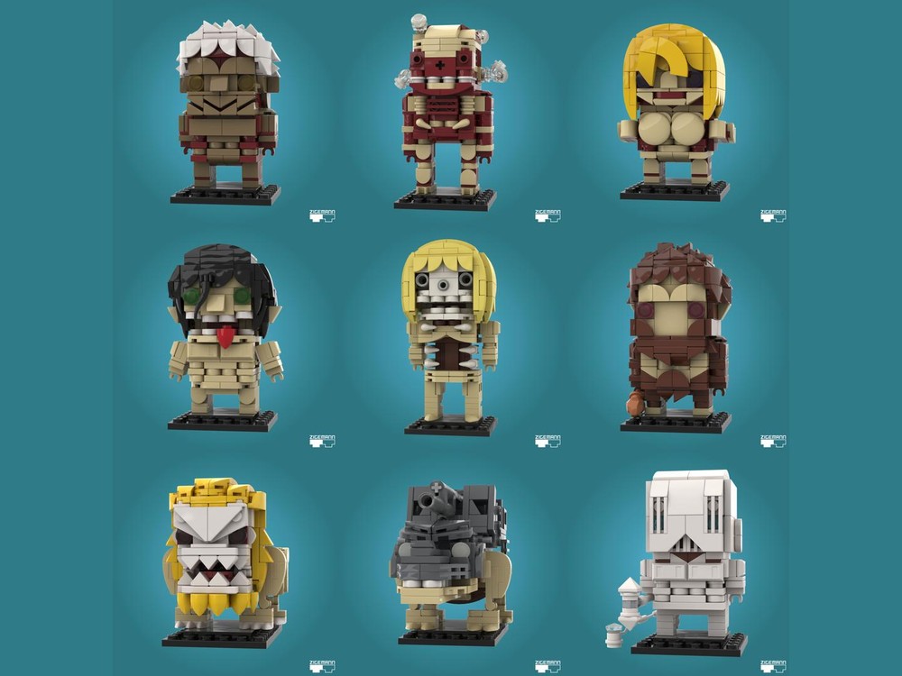 Lego ATTACK ON TITAN bundle