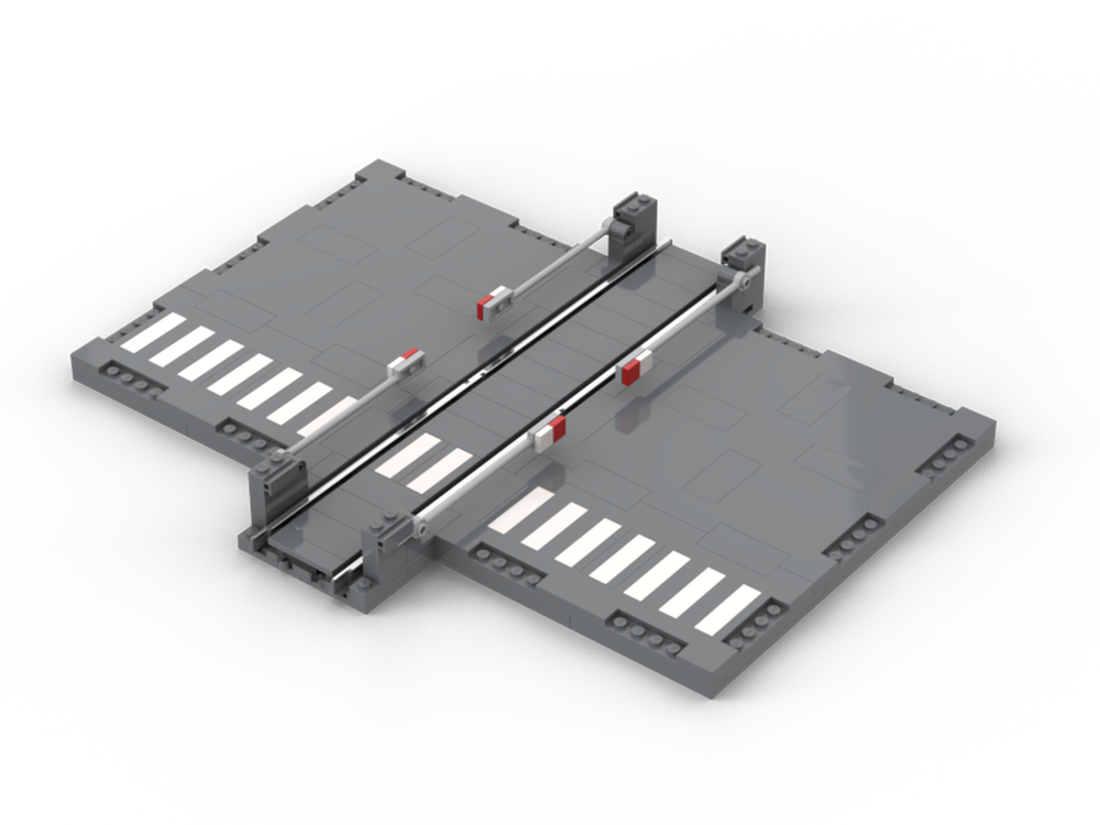 Lego Street Car Level Crossing