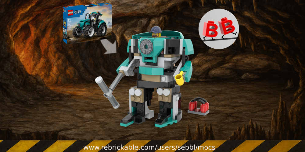 Lego 60498: Crystal Grinder (Walking Mechanism)