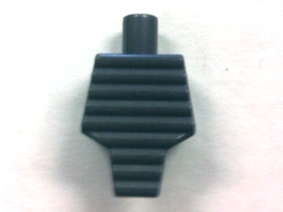 Lego Torso, Modified Short with Ridged Armor / Pearl Dark Gray