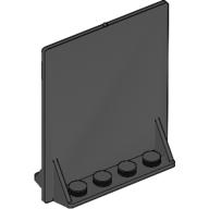 Lego Door 2 x 5 x 5 Swivel, Bracket Base / Black