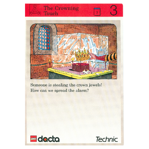Lego Activity Card, Set 9603, Invention 3 - The Crowning Touch