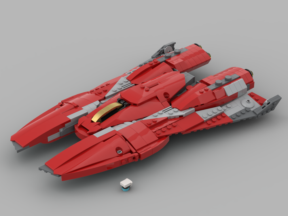 Lego 1:250 scale Elite dangerous Mamba