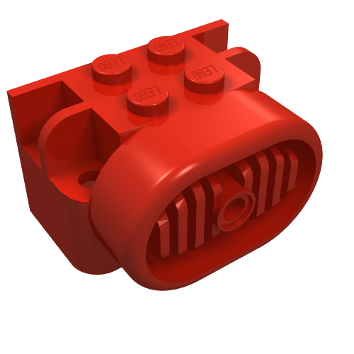 Lego Fabuland, Motor / Engine Block, Airplane / Red