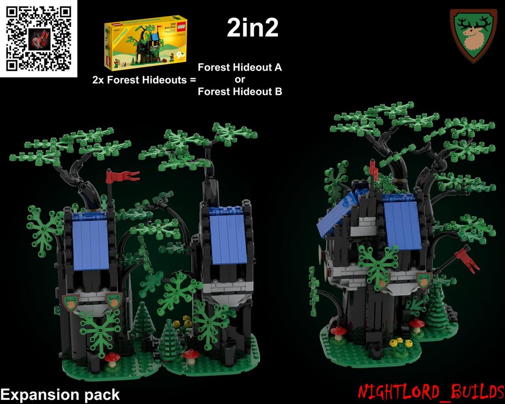 Lego Forest Hideout Expansion Pack 2in2