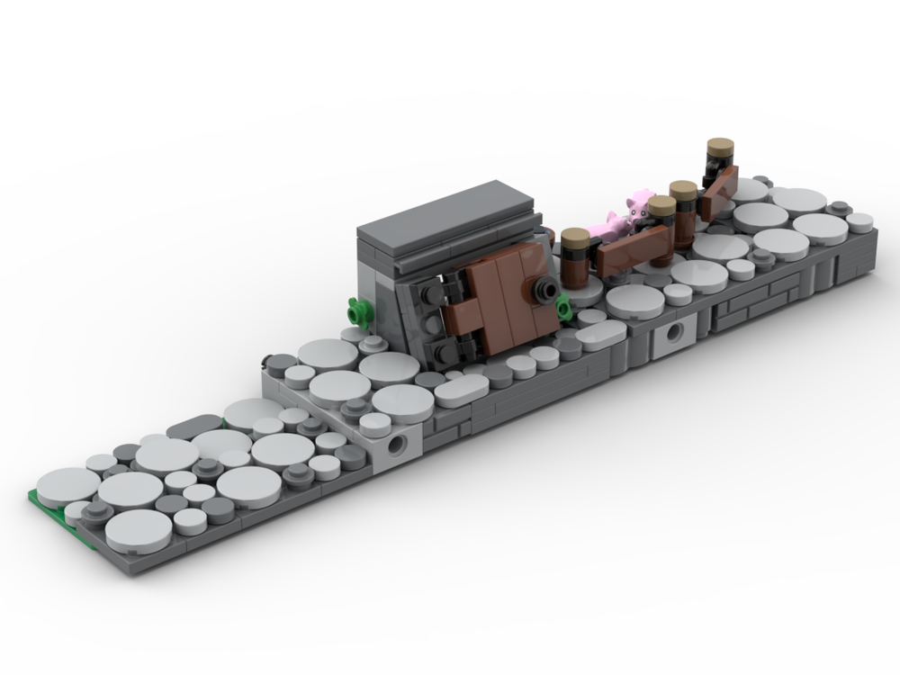 Lego Medieval Street Row – Back Alley