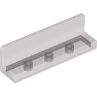 Lego Panel 1 x 4 x 1 with Rounded Corners [Thick Wall] / Trans-Brown