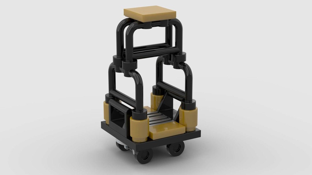 Lego Hotel Baggage Trolley v1