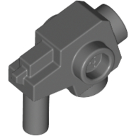Lego Weapon Gun / Blaster with Studs on Side / Dark Bluish Gray