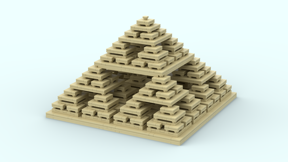 Lego Sierpinski Pyramid (Extra Large)