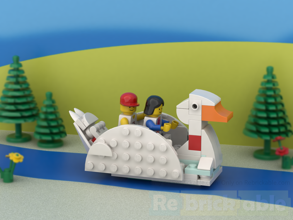 Lego 31140 Swan boat