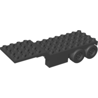 Lego Duplo Trailer Four Rear Wheels, Elevated Front End, 4 x 12 Studs