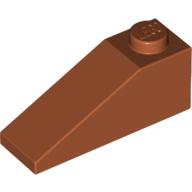 Lego Brick Sloped 33° 3 x 1 / Dark Orange