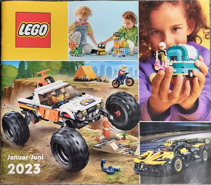 Lego 2023 Large German / Austrian January - June (DE/A f/Brand Retail - 6442721, DE/A - 6442727, 6442729, 6442730) with Fachhandel Insert