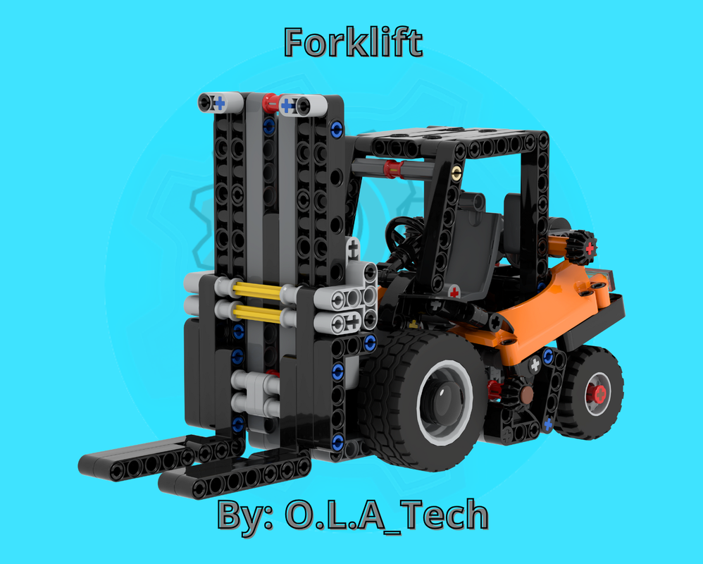 Lego Forklift 1:21 Scale