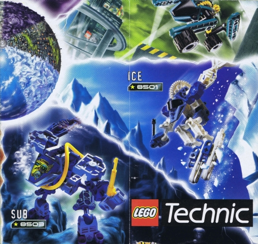 Lego 1999 Medium Technic Throwbot / Slizer Foldout (4124569-IN)