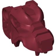 Lego Animal Body Part, Wolf Head, 'Fenris Wolf' / Dark Red