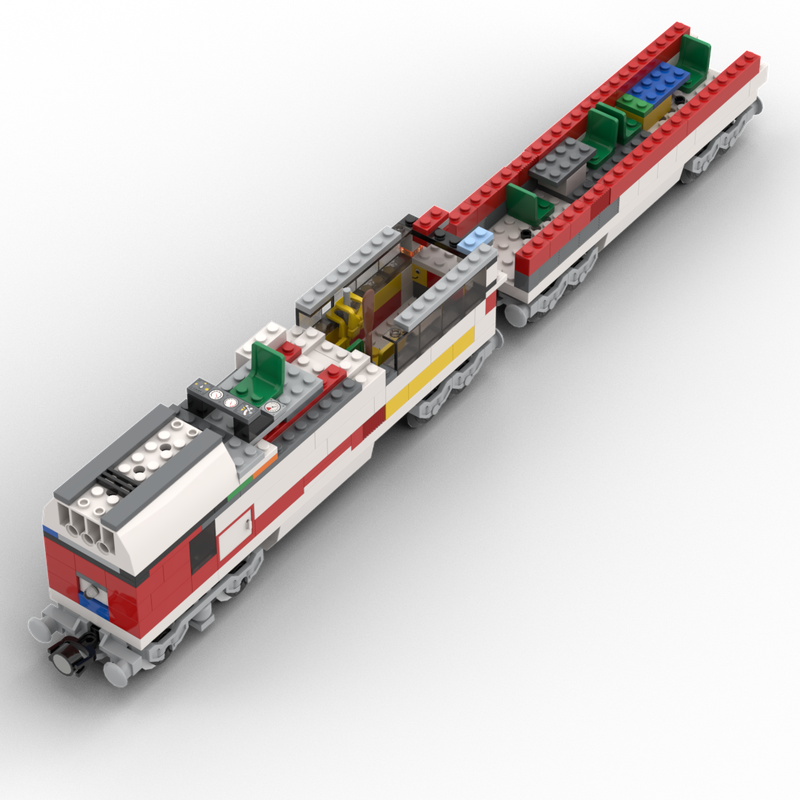 Lego Modification of 7897 – Freight Train