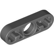 Lego Technic Beam 1 x 3 Thin / Dark Bluish Gray