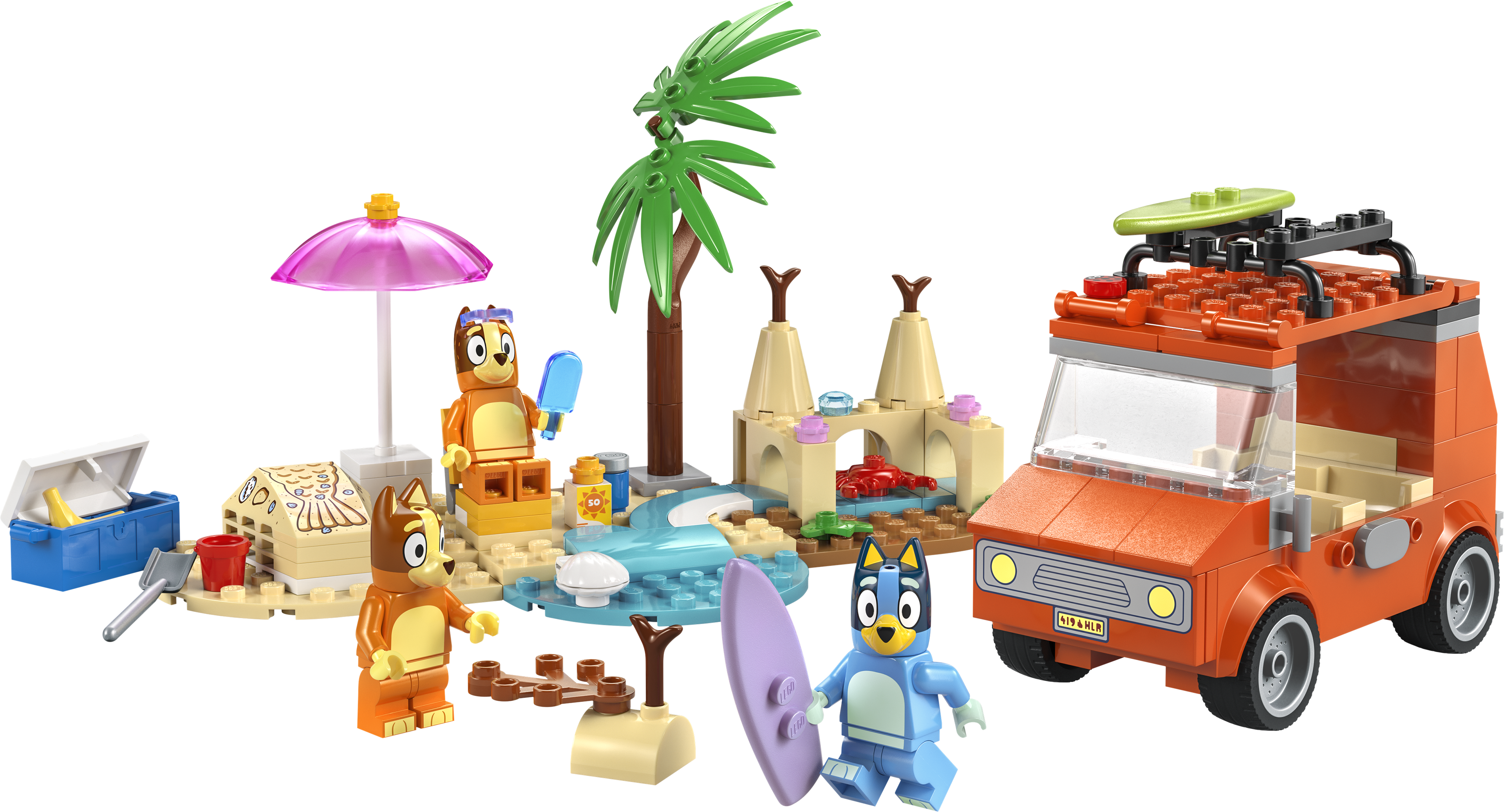 Lego Bluey’s Beach & Family Car Trip