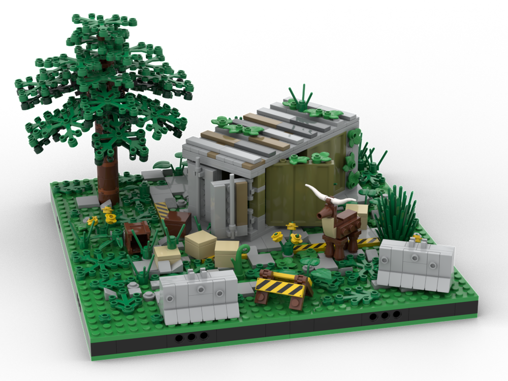 Lego Apocalypse Deer and Container