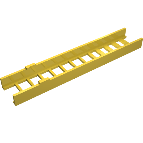 Lego Ladder 10.3cm (collapsed) 2 & 3 Piece - Bottom Section
