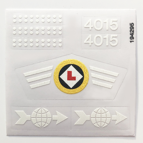 Lego Sticker Sheet for Set 4015-1 / [No Color/Any Color]