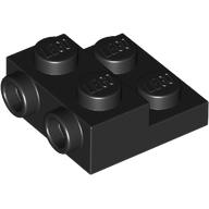 Lego Plate Special 2 x 2 x 2/3 with Two Studs On Side and Two Raised [Half Hollow Anti-stud] - Updated Version