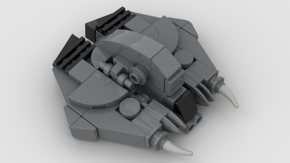 Lego MINI MOC ID4 ALIEN FIGHTER (INDEPENDENCE DAY MOVIE)