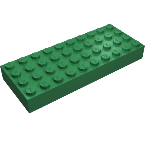 Lego Brick 4 x 10 / Green
