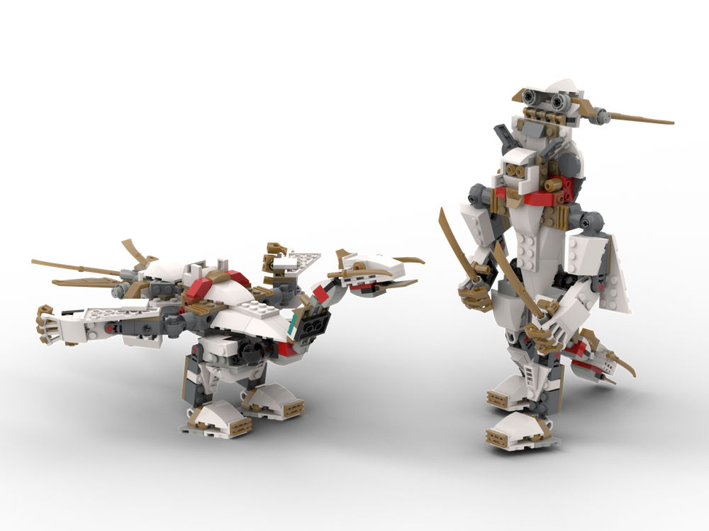 Lego Birdbot & Spacebike: 71702 Alternative build