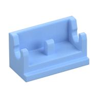Lego Hinge Brick 1 x 2 Base / Bright Light Blue