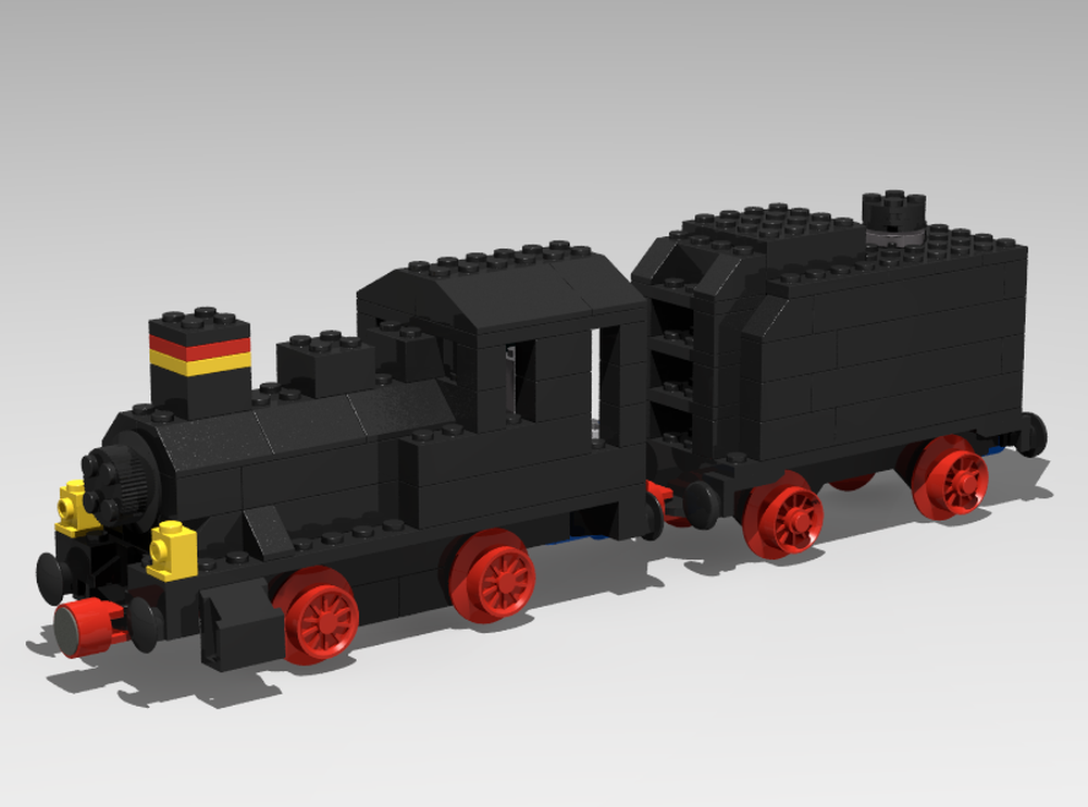 Lego Freight Train Locomotive and Tender Motorized