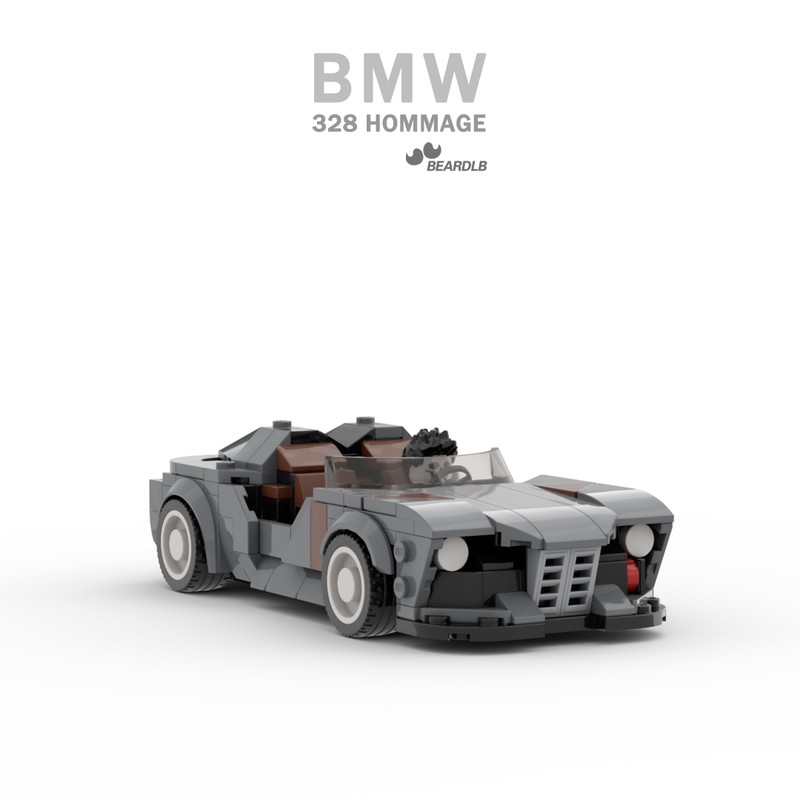 Lego Speed Champions BMW 328 HOMMAGE Gray 8wide
