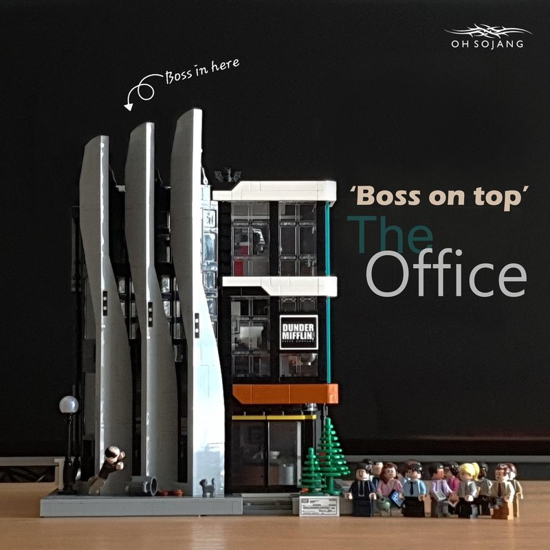 Lego The Office 'Boss on top'