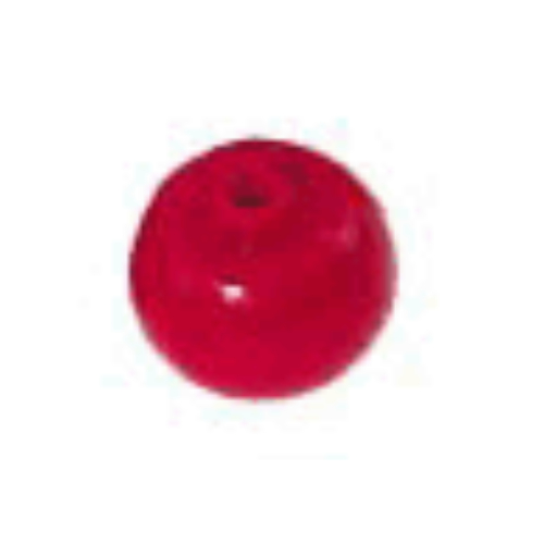 Lego Pen Bead, Round Orb / Red