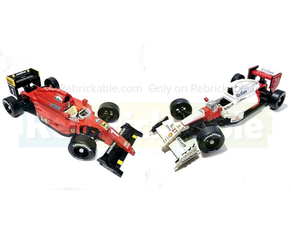 Lego 1990's greatest Formula 1 rivalry bundle