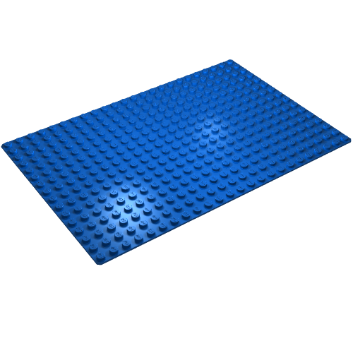 Lego Baseplate 16 x 24 / Blue