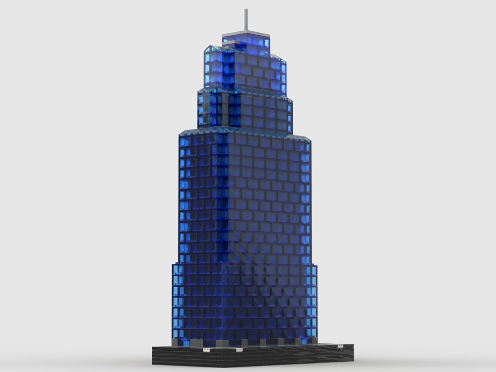 Lego One Kansas City Place at 1/650th Scale