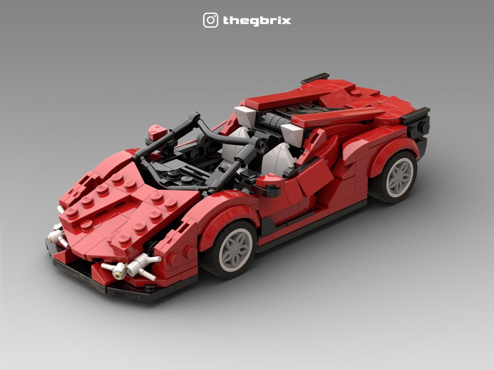 Lego Lamborghini Sian Roadster - Red