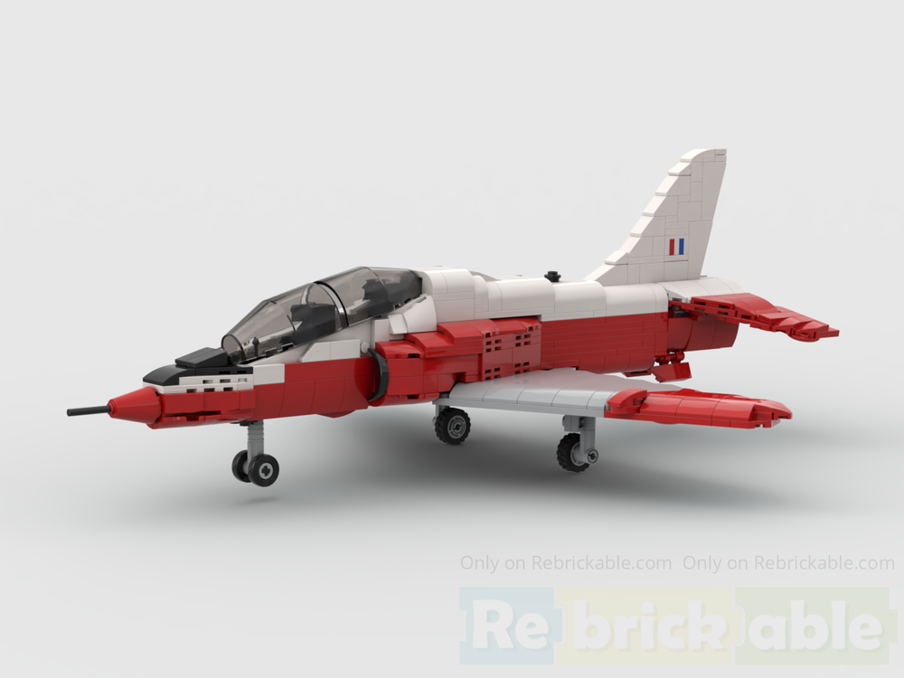 Lego BAE Hawk T1 (Red & White)