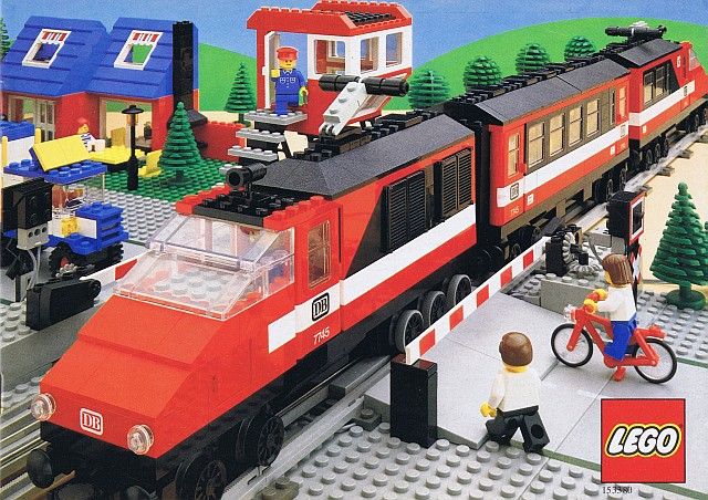 Lego 1986 Medium Train European ((DK/N/S/SF) 153380)