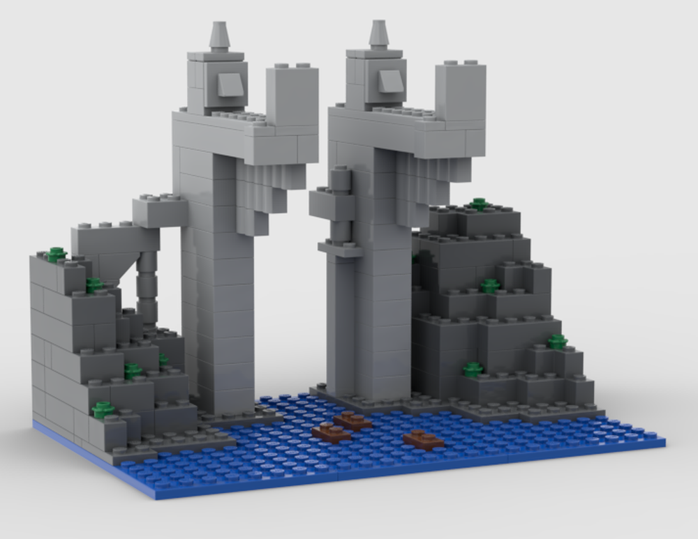 Lego The Gates of Argonath