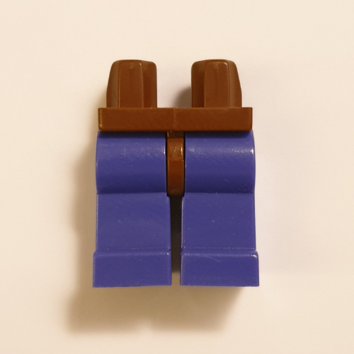 Lego Hips and Violet Legs / Brown