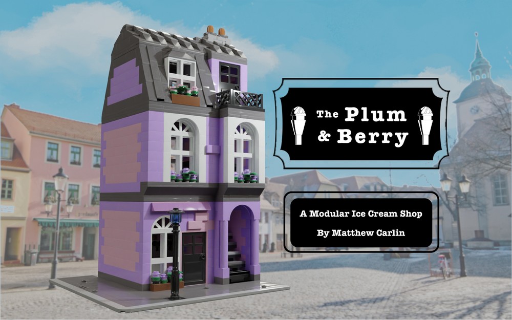 Lego Modular Ice Cream Shop - The Plum and Berry