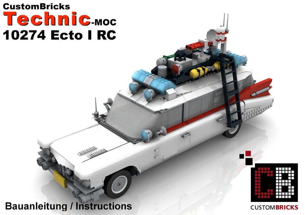 Lego Custom RC Ecto-1 with PF
