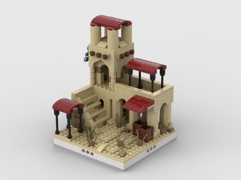 Lego Desert House #1 for a Modular Desert village
