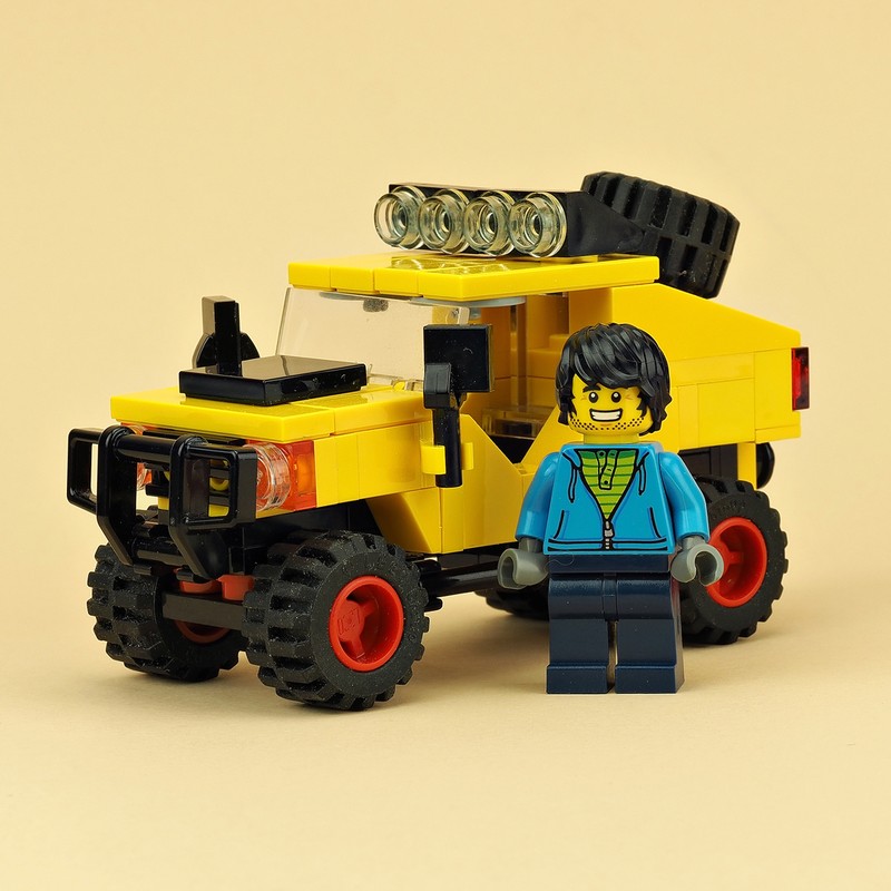 Lego Yellow Offroader